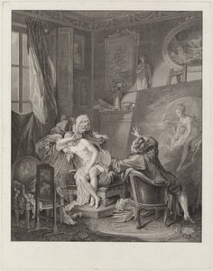 Poctivý model od Jean Michel Moreau and Jean Baptiste Blaise Simonet after Pierre Antoine Baudouin