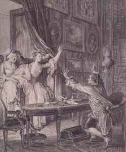 Je to chlapec, rytina P.C. Baquoy (1759-1829)