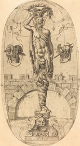 Satyr se zkroucenýma nohama od Jean Mignon