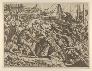 Únos Heleny, 1535-55. od Jean Mignon