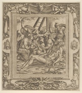 Oplakávání nad Kristem, 1535-55. od Jean Mignon