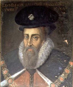 Portrét Roberta Cecila (asi 1563-1612) 1. hrabě ze Salisbury a 1. vikomt Cranborne (olej na panelu) od Jean Monier or Mosnier