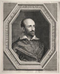 Kardinál Guido Bentivoglio, papežský nuncius u dvora Ludvíka XIII. od Jean Morin