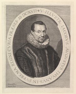 Jacques-Auguste de Thou, první prezident v parlamentu. od Jean Morin