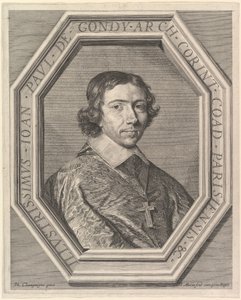 Jean-Francois-Paul de Gondy, koadjutor pařížského arcibiskupa, budoucího kardinála z Retzu. od Jean Morin