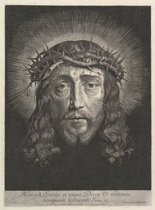 Svatá tvář korunovaná trním, velký formát. od Jean Morin