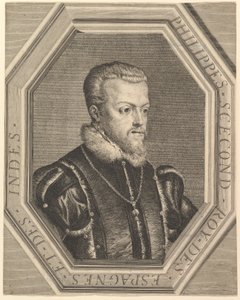 Filip II., španělský král. od Jean Morin