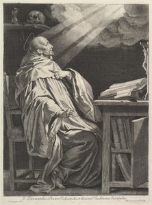 Svatý Bernard z Clairvaux.
