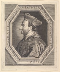 Svatý Karel Boromejský, kardinál a arcibiskup milánský. od Jean Morin