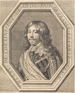 Jindřich Lotrinský, vévoda z Guise od Jean Morin after Justus Sustermans