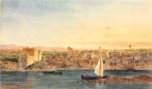Konstantinopolský vznešený přístav od Jean Nicolas Henri de Chacaton