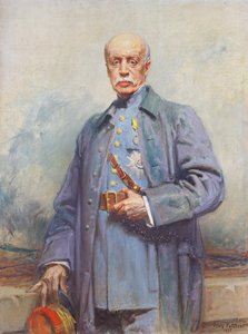 Portrét francouzského maršála Fayolle Emilela, 1925 (tempera na plátně)