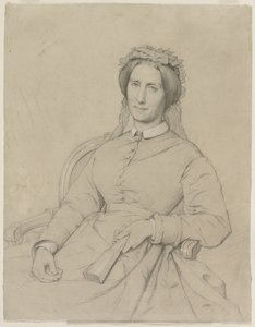 Madame Hippolyte Flandrin (Aimee Ancelot) od Jean Paul Flandrin