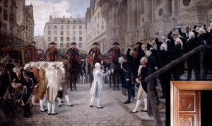 Ludvík XVI. přijat novým starostou Paříže, 17. července 1789, 19. začátek 20. stol.