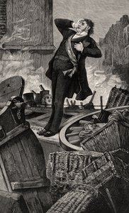Smrt Baudina - ilustrace z Histoire d