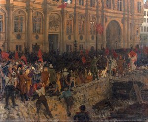 Vyhlášení republiky 24. února 1848, c. 1902. od Jean Paul Laurens