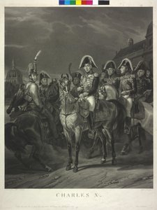 Francouzský král Karel X.