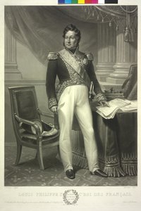 Francouzský král Ludvík Filip (akvatinta) od Jean Pierre Marie Jazet