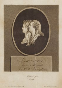 Louis Seize, Marie Antoinetta a Mgr. le Dauphin od Jean Pierre Marie Jazet