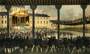 Vue intérieure de lAssemblée du Champs-de-Mai..., 1815, 1921.