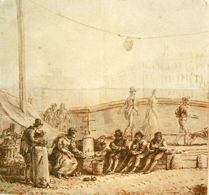 Prodavač kávy na Pont-Neuf, 1819