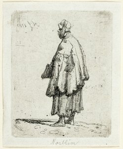 Žebračka od Jean Pierre Norblin de La Gourdaine