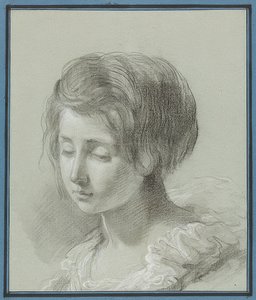 Portrét mladé ženy. Kolem roku 1781 od Jean Pierre Saint Ours