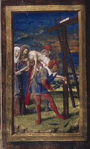Sestup z kříže z Lettres bâtardes, cca 1490-1510