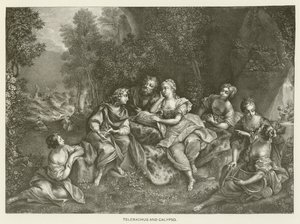 Telemachus a Calypso od Jean Raoux