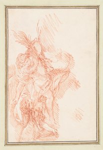 Postava s listy a putto od Jean Robert Ango