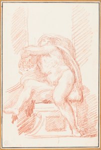 Ignudo ze stropu Sixtinské kaple od Jean Robert Ango