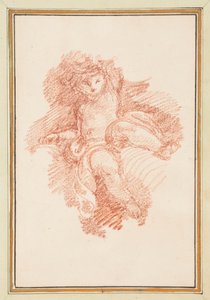 Putto v sedě od Jean Robert Ango