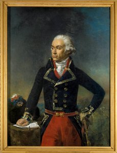 Portrét Charlese Francoise Dumourieze, vrchního generála Severní Armee 1792 (1739-1823) Obraz Jean-Sebastiena Rouillarda (1789-1852) 1835 Sun. 1,35x1m.