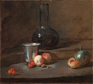 Stříbrný pohár od Jean Baptiste Simeon Chardin