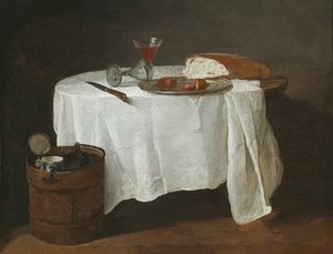 Bílý ubrus, 173132. od Jean Baptiste Simeon Chardin