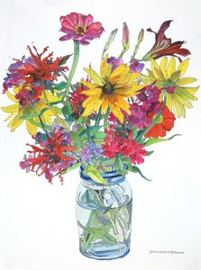 East Boothbay, 2010 (akvarel a tuš na papíře) od Jean Swan Gordon