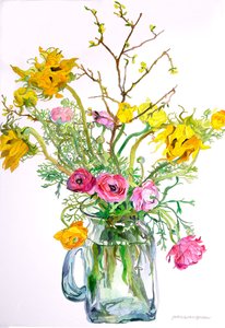 Slunečnice Ranunculus od Jean Swan Gordon