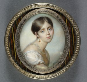 Portrét mladé ženy v bílém, 1805.