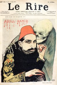 Karikatura Abd al-Hamida II (1842-1918) z 
