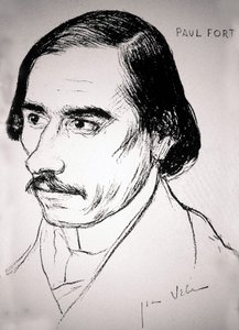 Paul Fort, kolem roku 1900 (kresba)