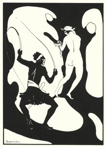 Ovidiovy milostné knihy: Hřbet pokrytý plísněmi (barevná litografie) od Jean de Bosschere