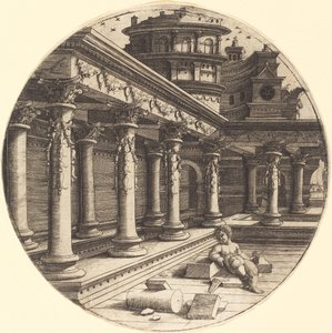 Dítě v galerii od Jean de Gourmont I