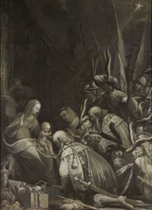 Klanění tří králů, 1636 od Jean de Saint Igny