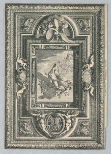 Strop, z "Designs of Plaphons" od Jean le Pautre