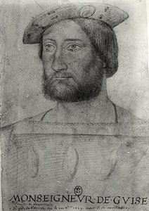 Portrét Clauda Lotrinského (1496-1550), 1. vévody z Guise od Jean school of Clouet