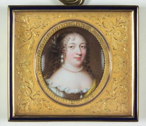 Dáma jménem Madame de Louvois (smalt)