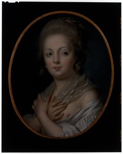 Mladá žena Na Její WC od Jeanne Philiberte Ledoux