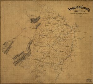Augusta County, Virginia, LOC 99446931 od Jedediah Hotchkiss