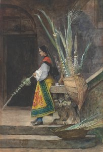 Květná neděle ve Španělsku, 1873.