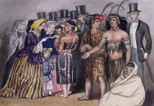Setkání se Zuly v Londýně, 1853 od Jemima Blackburn
